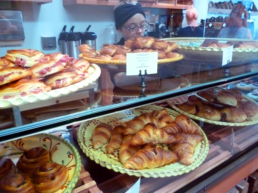 Croissant display at Le Marais Bakery. Photo: Stephanie Rosenbaum