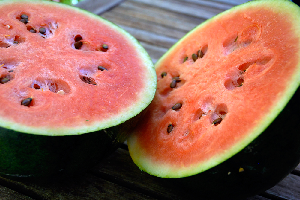 Watermelon in the summer is an excellent choice because it can actually prevent sunburn. Photo: Wendy Goodfriend