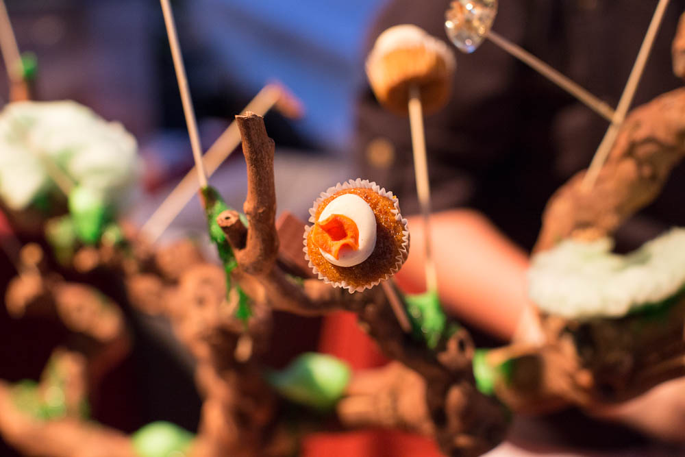 Carrot Ginger Cupcake on the Tree of Sweets (Morimoto Napa)
