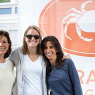 Margie Kriebel, Caroline Brinckerhoff, and Jodi Liano (SF Cooking School)
