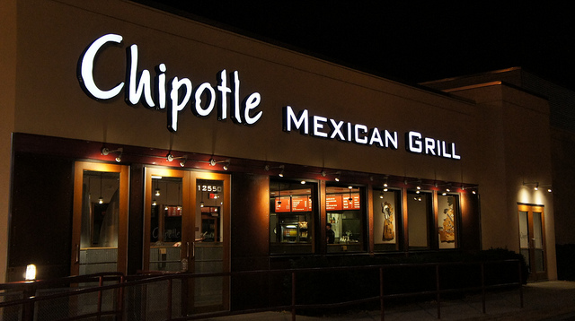 Chipotle Mexican Grill. Photo: Aranami/Flickr