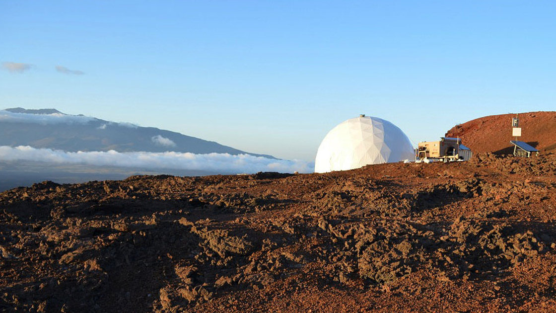 Mission to Mars: Six explorers lived in this simulated Mars habitat in Hawaii for four months, part of a NASA study to test the role of cooking and food on an extended space mission. Photo: Sian Proctor/NASA HI-SEAS