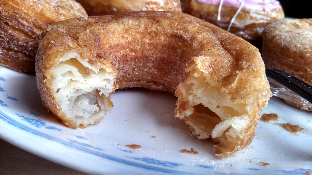 Beth's Community Kitchen's cronuts were flakier and lighter than the CroNot variety. Photo: Kelly O'Mara