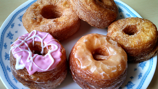 A sampling of cronuts. Did the croissant-donut start the food mash-up craze? Photo: Kelly O'Mara