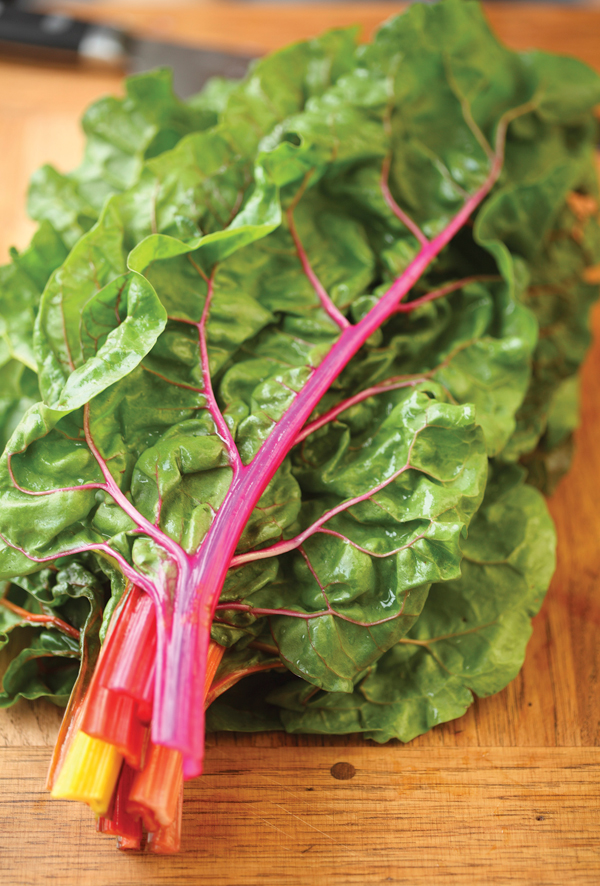 Chard stems work well in gratins, relishes and even a hummus-like dip. Photo: Clay McLachlan