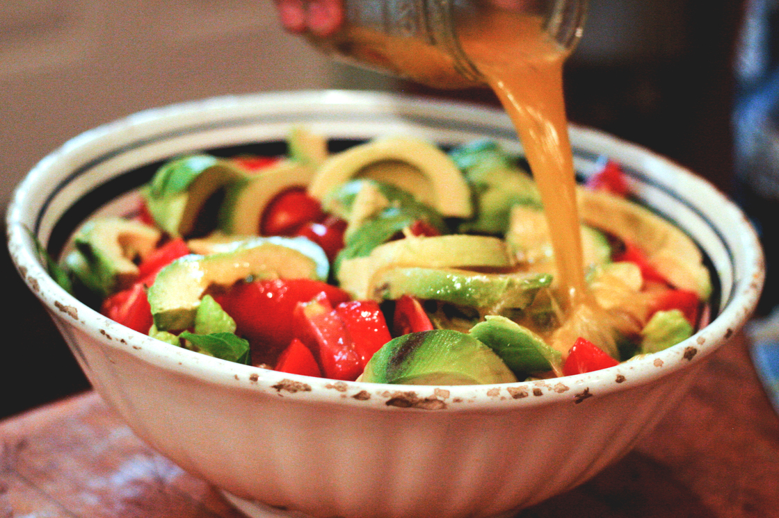 Avocado Salad With Salty, Spicy Lime Dressing. Photo: Tom Gilbert for NPR