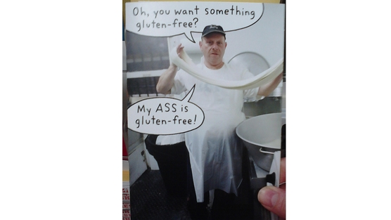 The Hallmark card is supposed to be humorous, but many feel offended. Photo: Jacqueline Fogarty