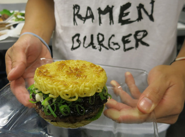 The Ramen Burger. Photo: sneurgaonkar/Flickr