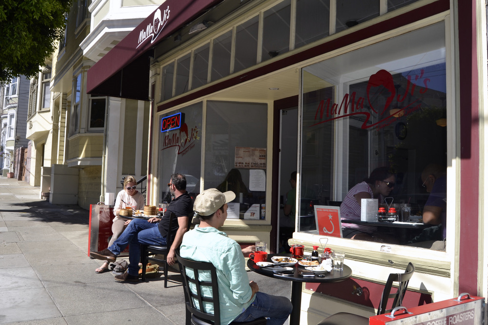Mama Ji’s sits on a quiet stretch of 18th Street in the Castro. Photo: Kate Williams