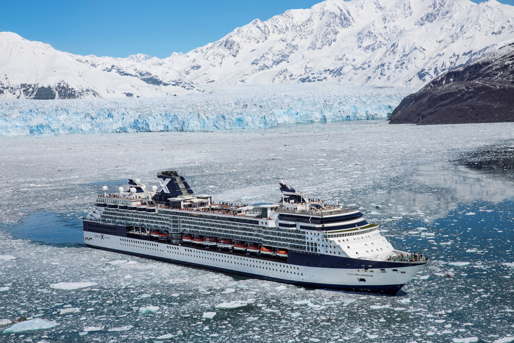 The Celebrity Millennium in Alaska. Photo courtesy of Celebrity Cruises
