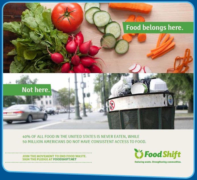 Educating people about food waste is one of the most important steps in recovering the wasted food. Photo: Food Shift