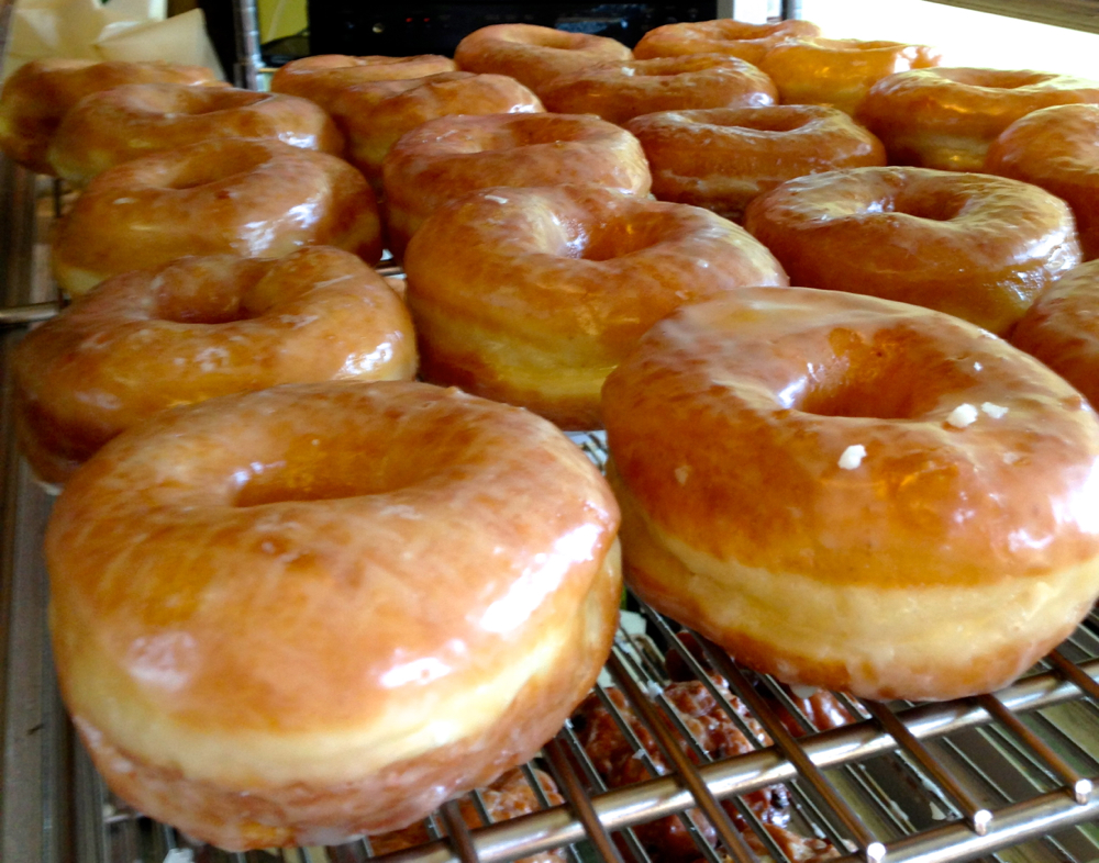 Pepples glazed doughnuts