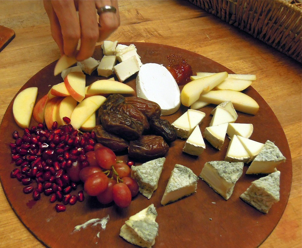 Goat cheese platter, Berkeley Cheeseboard Collective. Photo: Anna Mindess