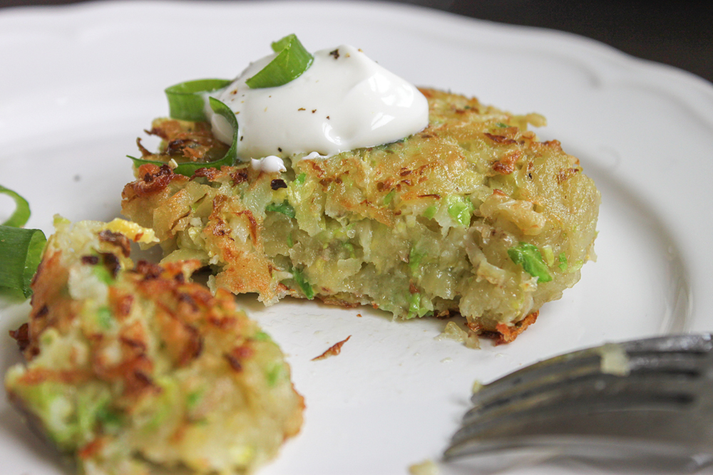 Brussels Sprouts Latkes. Photo: Jerry James Stone