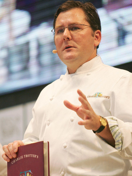 Chef Charlie Trotter, who helped to revitalize Chicago's culinary reputation, has died at age 54. He's seen here at the 2006 International Gastronomy Summit in Madrid. Photo: Pierre-Philippe Marcou/AFP/Getty Images
