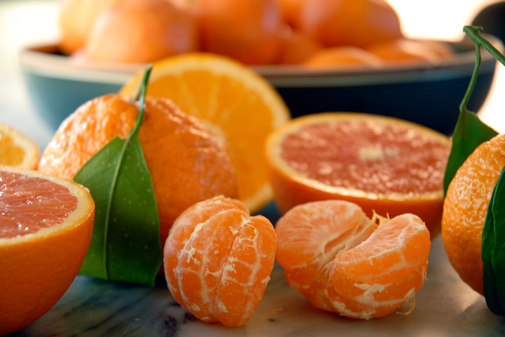 Tangerines, Cara cara and navel oranges. Photo: Wendy Goodfriend