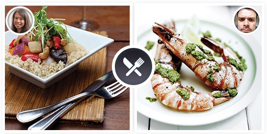 FoodieQuest lets you pit your food photos against your friends' food photos and earn votes. Photo: FoodieQuest
