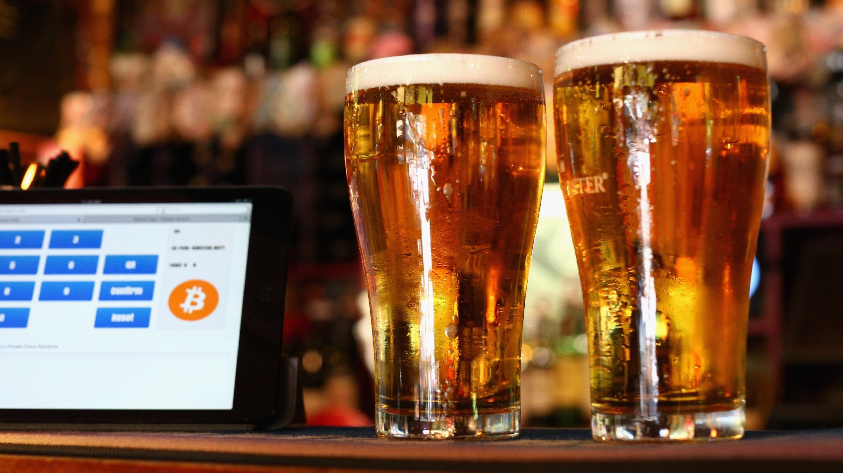 Bitcoin isn't just for shady business — it can also buy you some delicious goodness. The Old Fitzroy pub in Sydney, Australia, is one of many food and drink businesses beginning to accept Bitcoin as a valid method of payment. Photo: Cameron Spencer/Getty Images