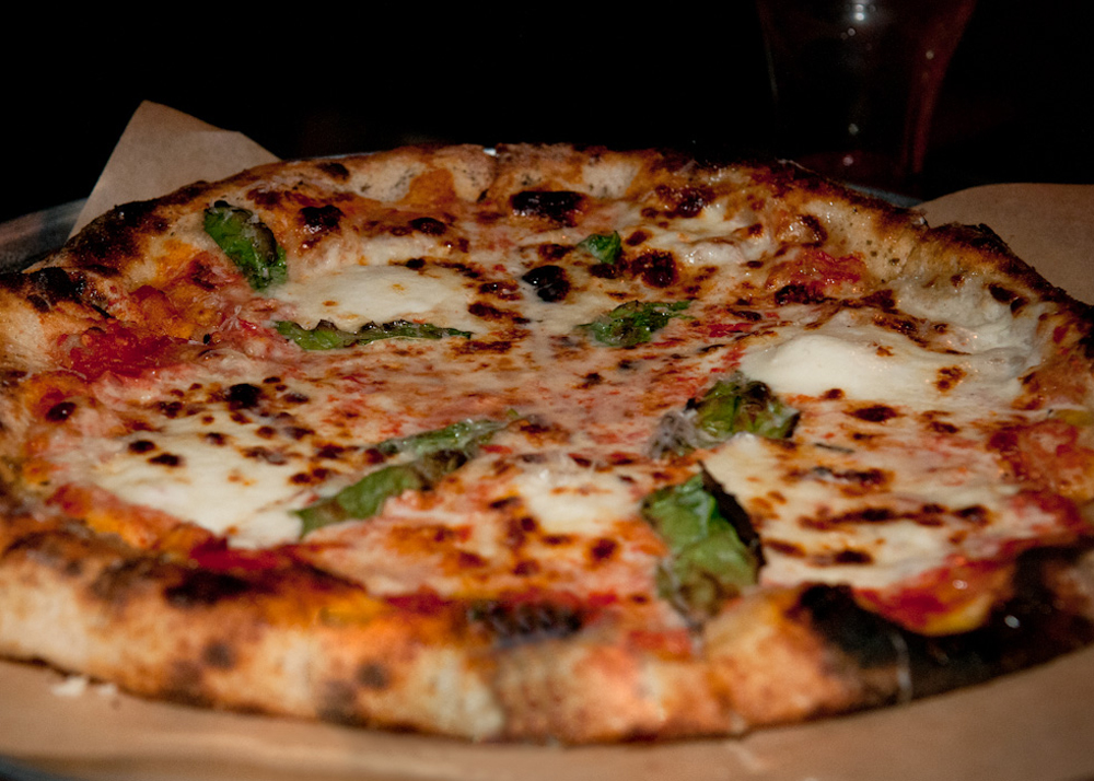 Top Shelf Marg pizza at PizzaHacker. Photo: Naomi Fiss