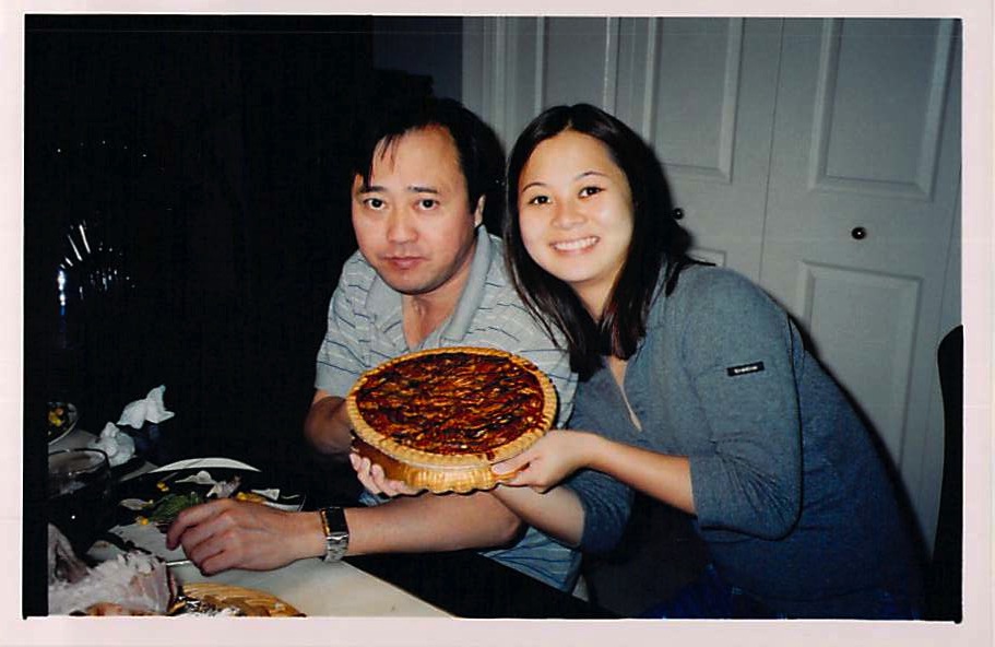 Wendy with her father, Tom Lieu. Photo courtesy of Wendy Lieu
