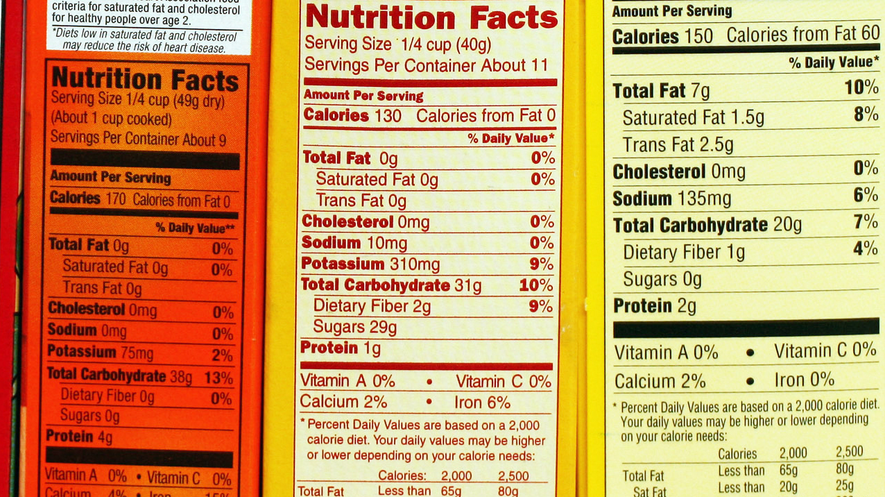 Nutrition labels will be getting a makeover this week to make it easier for consumers to understand the information. Photo: Larry Crowne/AP