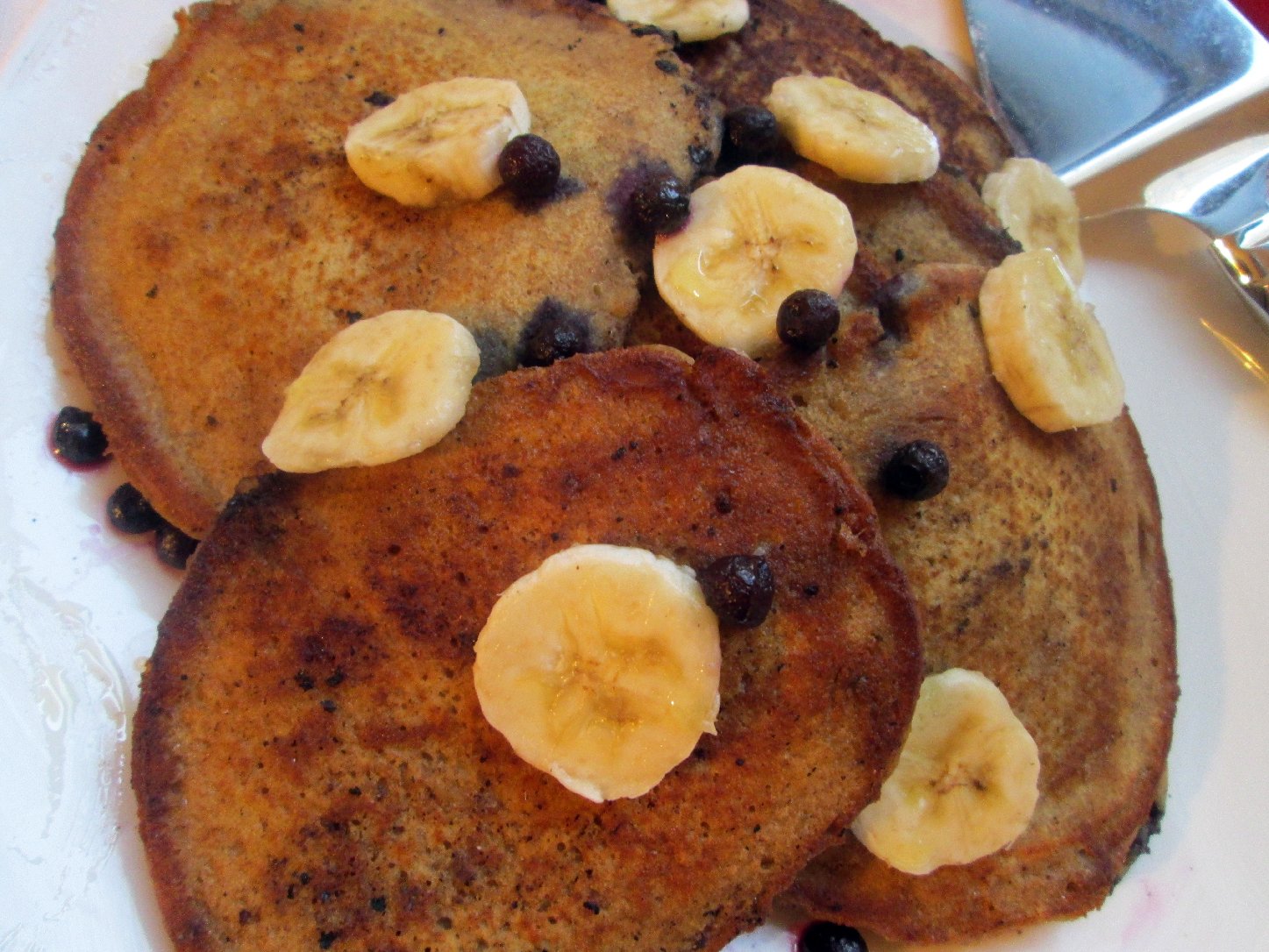 Whole Wheat Blueberry Banana Pancakes. Photo: Laura B. Weiss/NPR