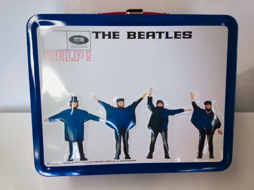 While an original Beatles lunchbox will cost you hundreds of dollars, fans can pick up a version made in the '90s or later in the $10-$25 range. Here's one based on the 1965 album Help! It's being sold on eBay as part of a set of 13 lunchboxes, each based on a different Beatles album cover. Photo: mrapp123/eBay
