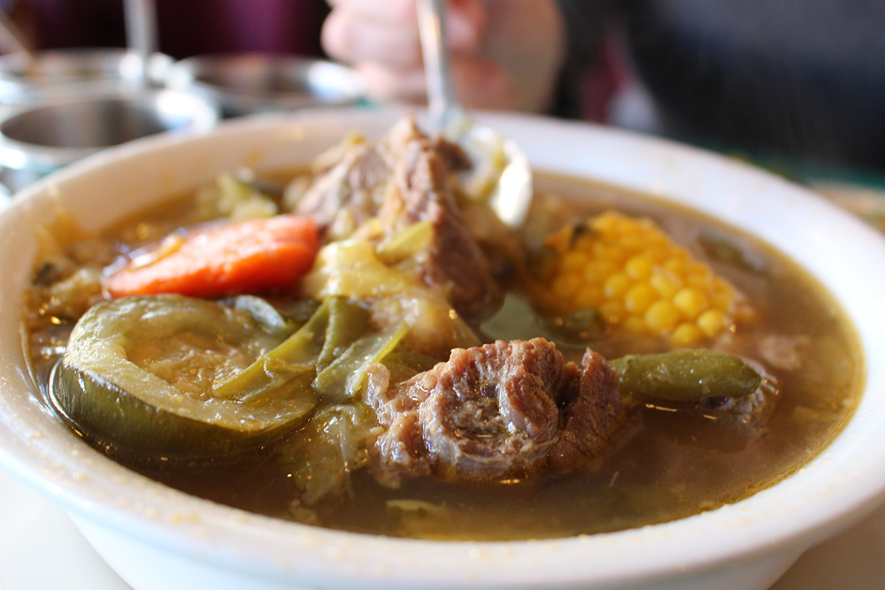 SanJalisco's caldo de res (beef soup). Photo: Wendy Goodfriend