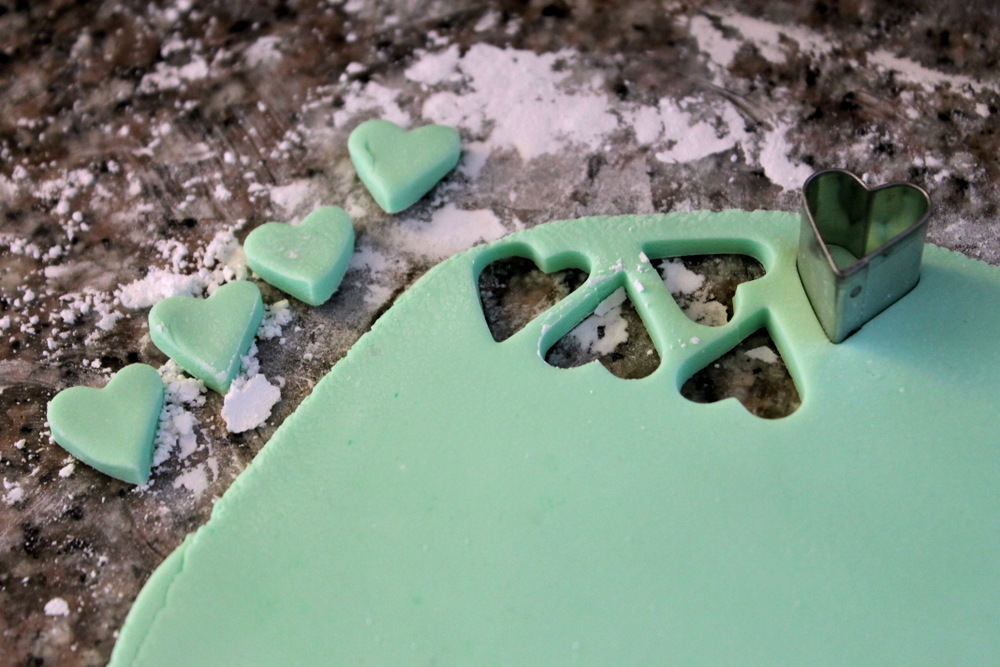 A miniature heart-shaped cookie cutter will give the most classic results, but any size and shape are possible. Photo: Kate Williams