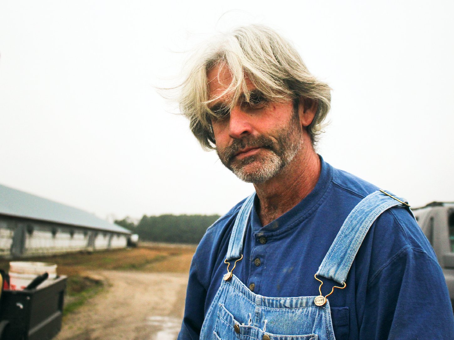 Craig Watts produces chickens for Perdue on his farm in Fairmont, N.C. Photo: Dan Charles/NPR