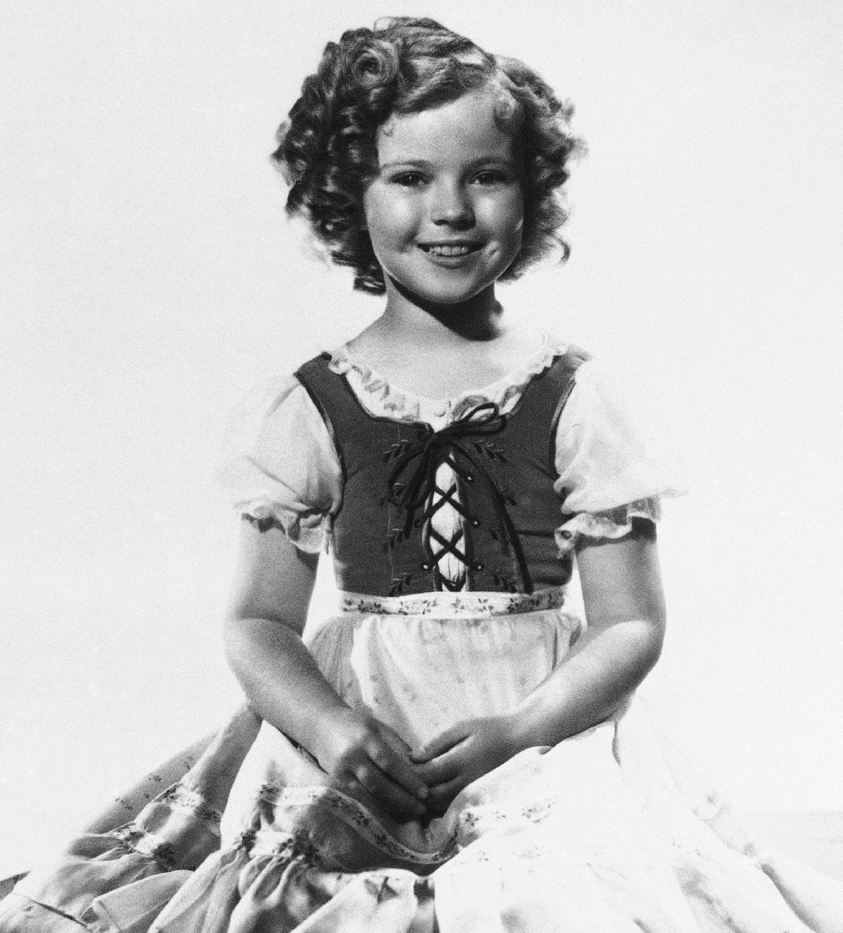 Shirley Temple when she was the nation's biggest movie star. Photo: AP