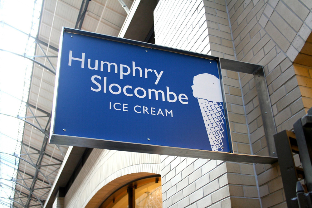 Humphry Slocombe signage at Ferry Building. Photo: Sean Vahey, Humphry Slocombe