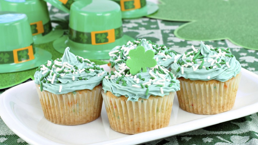 Green cupcakes may mean party time in America, but in Ireland, emerald-tinged edibles harken back to a desperate past. Photo: Ro Jo Images/iStockphoto