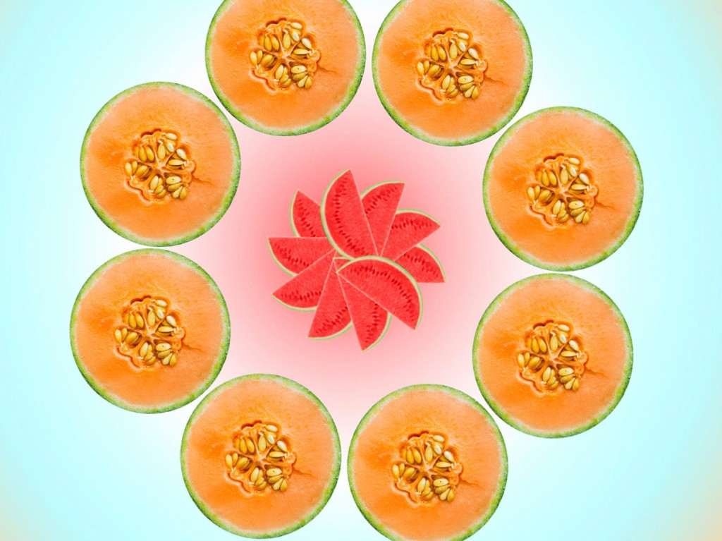 Relax with Food Porn Index's "melon meditation." Om ... Photo: Courtesy of Bolthouse Farms