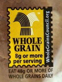 This Whole Grain stamp started showing up on products in 2005. Photo: Meg Vogel/NPR