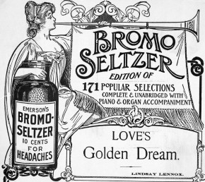 An ad for Emerson's Bromo-Seltzer. Photo: Bettmann/CORBIS