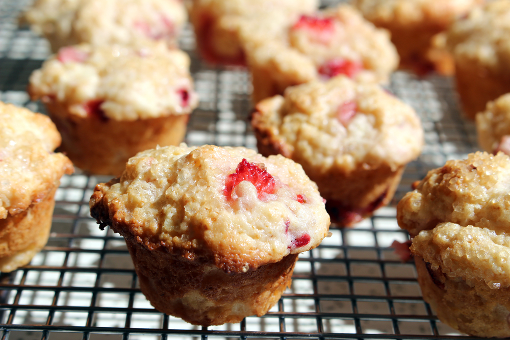 Springtime Strawberry-lemon mini muffins. Photo: Wendy Goodfriend