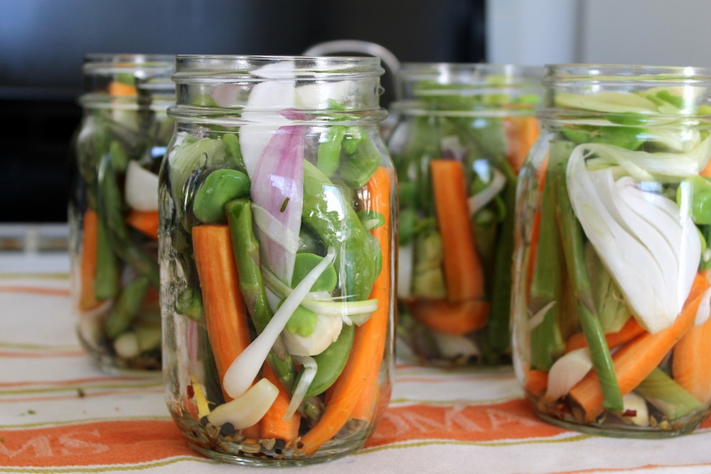 Transforming spring vegetables into pickles is a great way to preserve their flavor for the coming year. Photo: Kate Williams