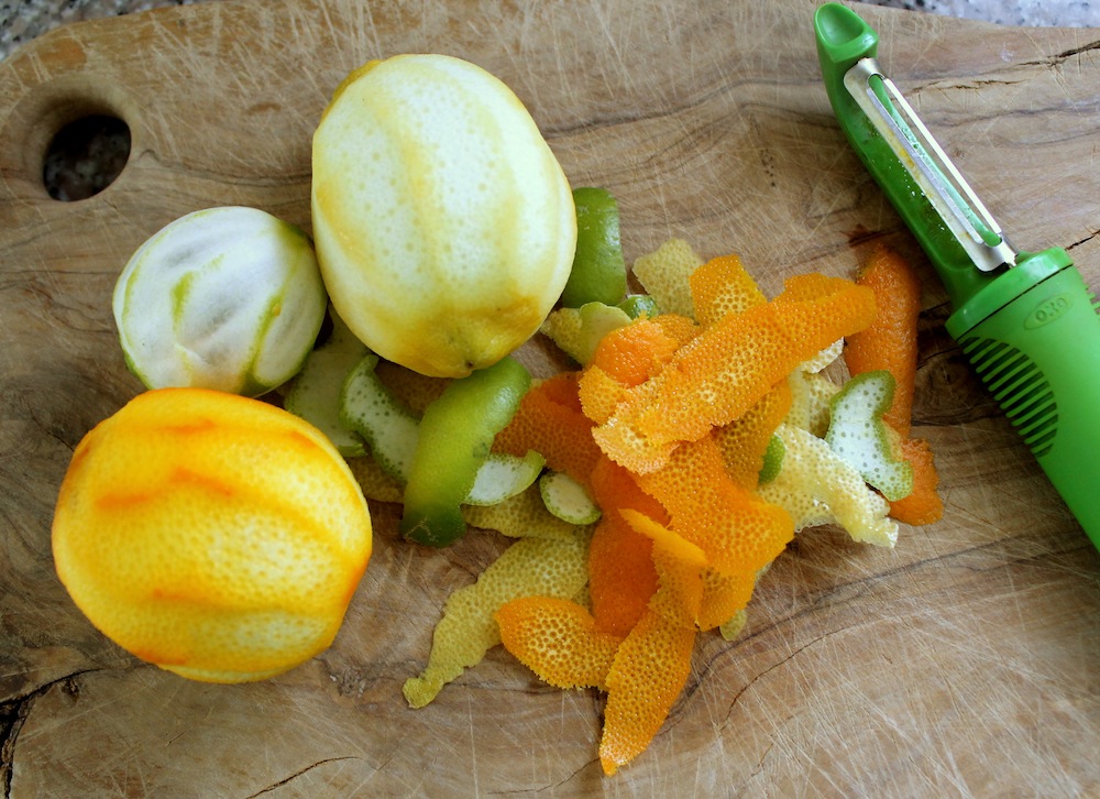 Citrus zest and juice are used to flavor the tonic. Photo: Kate Williams