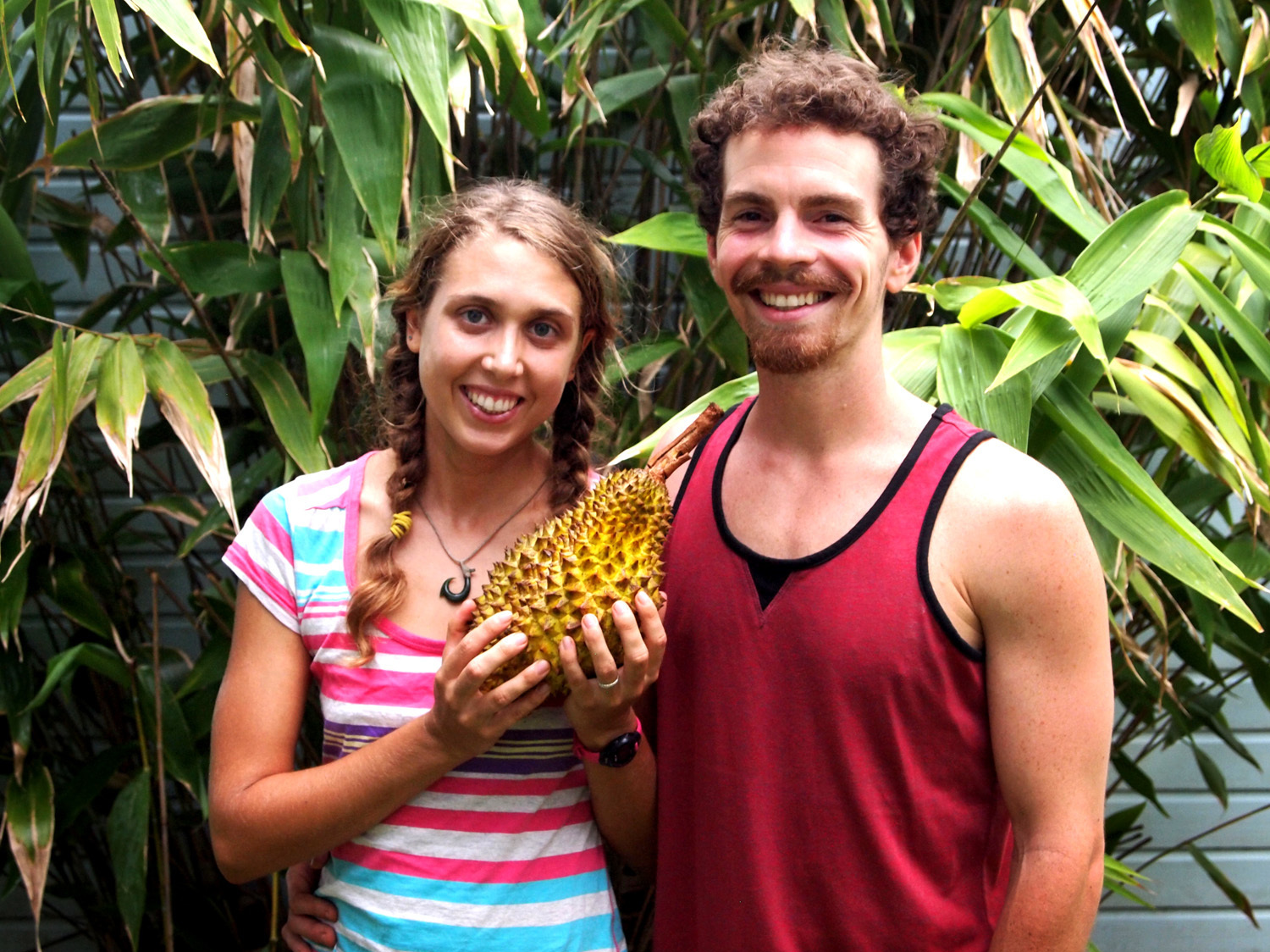 Lindsay Gasik and Rob Culclasure moved to Asia in 2012 to pursue durians. Photo: Courtesy of Lindsay Gasik