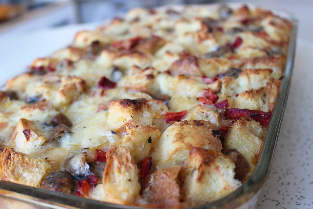 Let the bread pudding stand for 10 minutes before serving. Photo: Wendy Goodfriend
