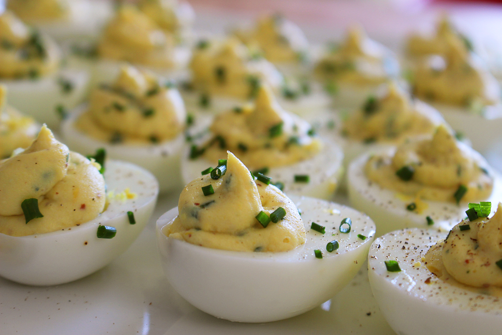 Deviled Eggs with Lemon and Herbs. Photo: Wendy Goodfriend