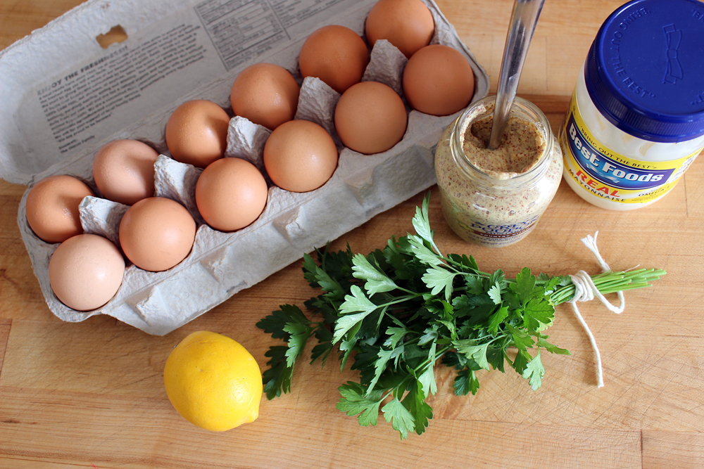Deviled Egg ingredients. Photo: Wendy Goodfriend