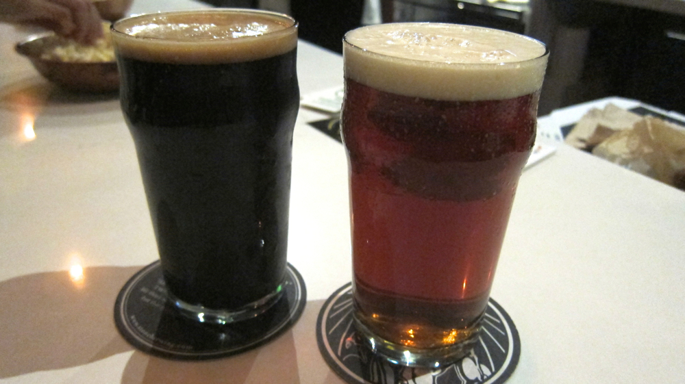 Stone Imperial Russian Stout & Port Brewing Wipeout IPA