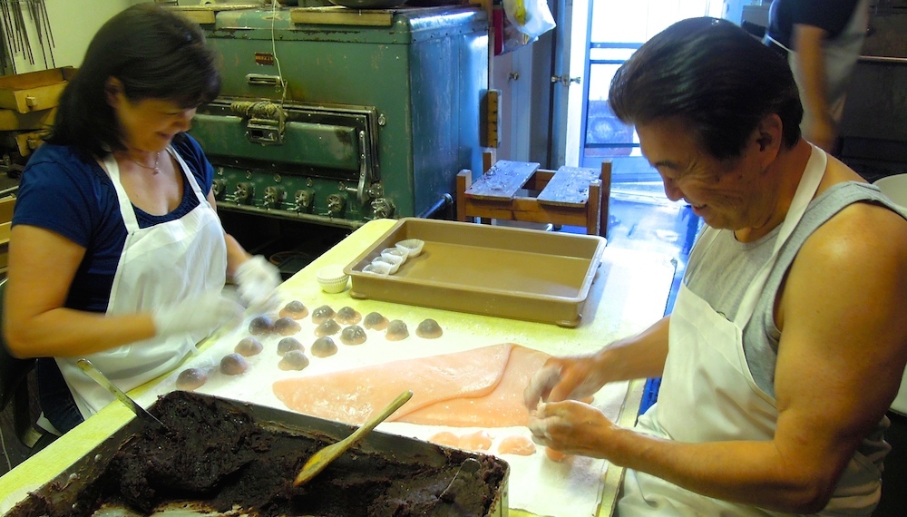 Judy and Tom Kumamaru have made mochi together for 27 years. Photo: Anna Mindess