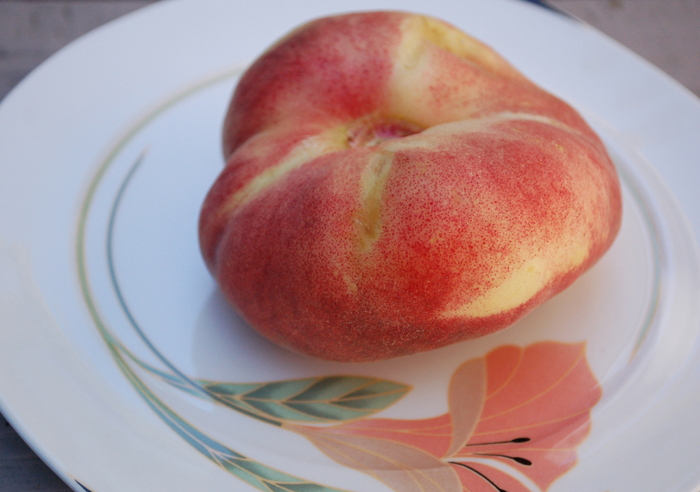 This earlier peach variety is juicy and sweet.
