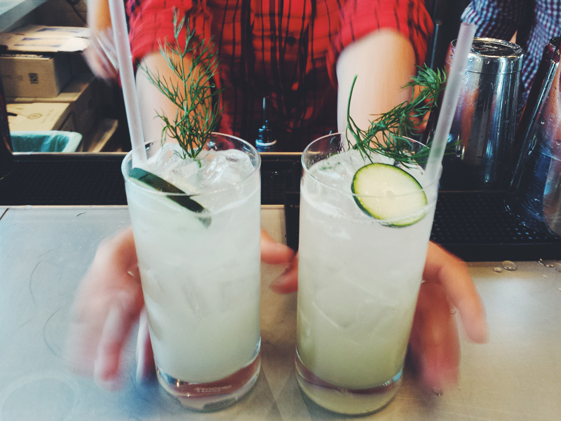 The Dill-icious cocktail is just that.