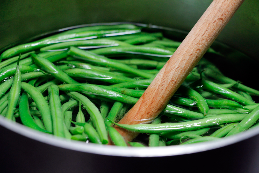 Prep the green beans. Photo: Wendy Goodfriend