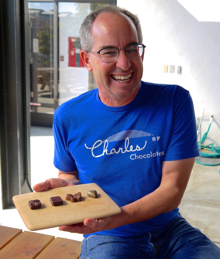 Chuck Siegel of Charles Chocolates. photo: Lila Volkas