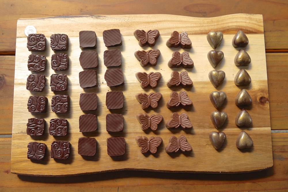 Charles chocolates sampler. photo: Lila Volkas.